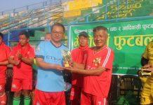 लिम्बुवान र आदिवासीबिचकाे मैत्रीपूर्ण फुटबल खेल बराबरी