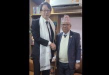 माधव नेपाल र जापानी प्रतिनिधिमन्डलबीच भेट