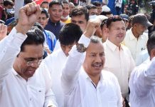 एमसीसी कार्यान्वयनविरुद्ध नेकपा र वैज्ञानिक समाजवादीकाे प्रदर्शन