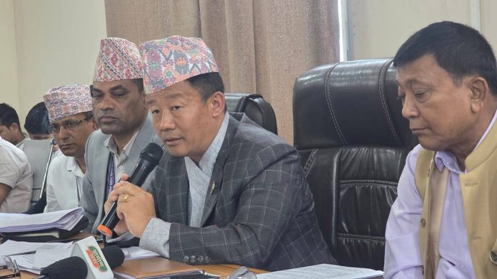 bhupendra-rai भौतिक पूर्वाधार विकास मन्त्री भूपेन्द्र राई।